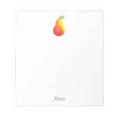 Waterverf peren notitieblok (Voorkant)