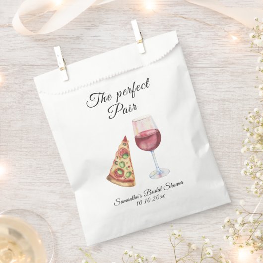 Waterverf Perfect Pair Vrijgezellenfeest Bedankzakje (Geknipt)
