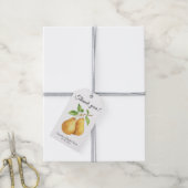 Waterverf Perfecte Peer Bedankt Bruidsdouche Cadeaulabel (Met Touw)