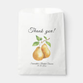 Waterverf Perfecte Peer Bedankt Bruidsfeest Bedankzakje (Voorkant)