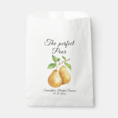 Waterverf Perfecte Peer Bruiloftsborrel Bedankzakje (Voorkant)