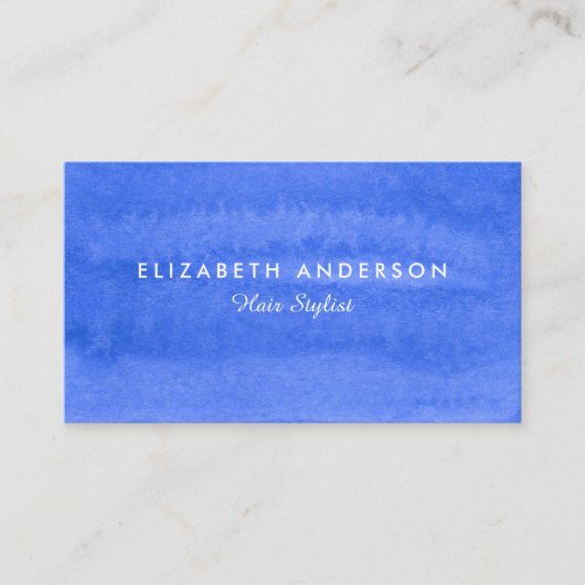 Waterverf Periwinkle visitekaartjes (Voorkant)