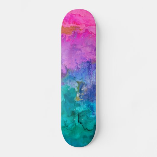 Waterverf Persoonlijk Skateboard (Voorkant)
