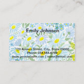 Waterverf, persoonlijke kaart visitekaartje (Achterkant)