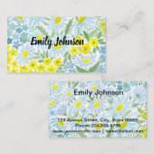 Waterverf, persoonlijke kaart visitekaartje (Voorkant / Achterkant)