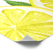 Waterverf Persoonlijke Limonadestand Poster (Hoek)