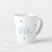 Waterverf persoonlijke paasbunny latte mok (Rechterhoek)