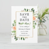 Waterverf Persoonsbloc slaat de Kaart Datum op (Staand voorkant)