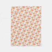 Waterverf Peruvian Lily Alstroemeria art deken (Voorkant)