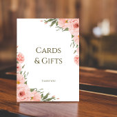 Waterverf Perzik Bloemen  Poster