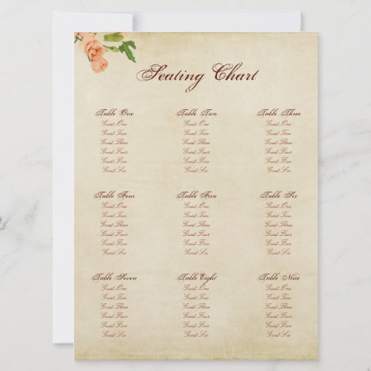 Waterverf Perzikanerhoeken Kaart (Achterkant)