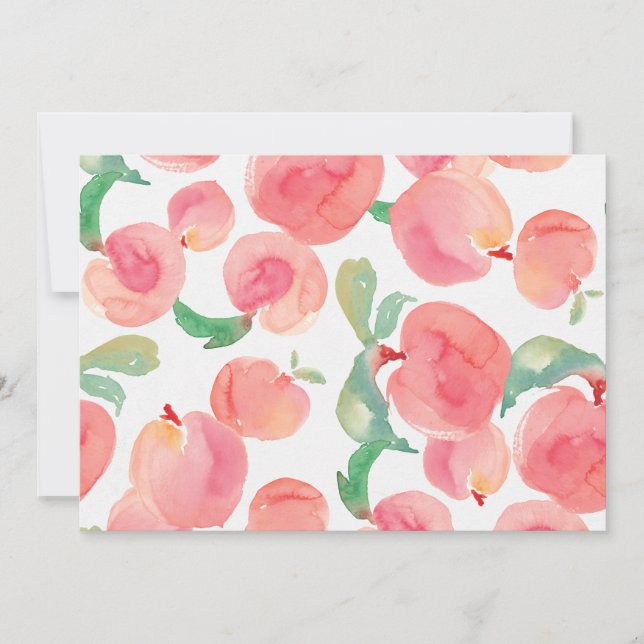 Waterverf perziken (Voorkant)