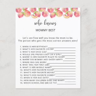 Waterverf perziken die mama het beste kent