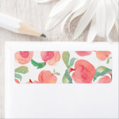 Waterverf perziken etiket (Insitu)