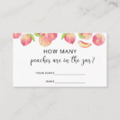 Waterverf perziken hoeveel perziken er in de pot z informatiekaartje (Voorkant)