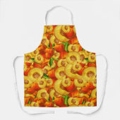 Waterverf perziken schort (Voorkant)