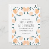 Waterverf Perzikvruchtendag art. I Briefkaart (Voorkant / Achterkant)