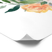 Waterverf Perzische kattenkunst afdrukken Poster (Hoek)