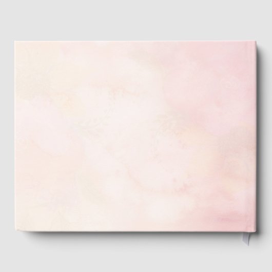 Waterverf Perzische Rozen Gastenboek (Achterkant)