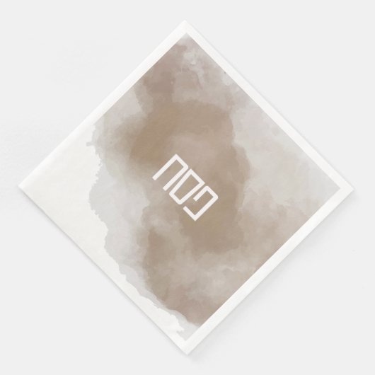 Waterverf pesachnapins servet (Hoek)