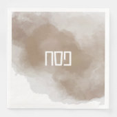 Waterverf pesachnapins servet (Voorkant)