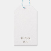 Waterverf Pet bruiloft gunst Dank u Cadeaulabel (Achterkant)