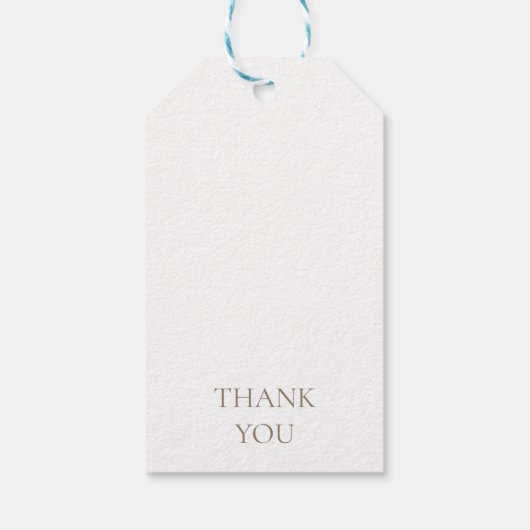 Waterverf Pet bruiloft gunst Dank u Cadeaulabel (Achterkant)