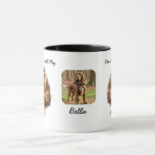 Waterverf Pet Cocker Spaniel Personaliseren Mok (Midden)