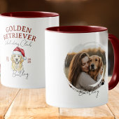 Waterverf Pet Portrait Christmas Golden Retriever Mok