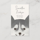 Waterverf Pet Sitter Dog Walker Groomer Visitekaartje (Voorkant)
