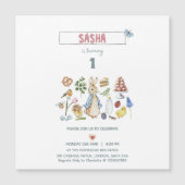 Waterverf Peter de Konijn Magnetische Uitnodiging (Voorkant)