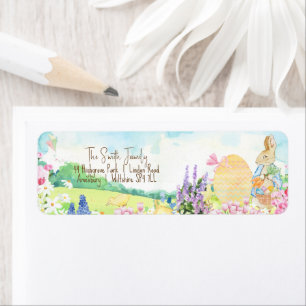 Waterverf Peter de Konijn Paaseierjacht Brunch Etiket