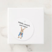 Waterverf Peter Rabbit Veggie Basket Baby shower Bedankjes Labels (In situ)