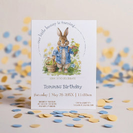 Waterverf Peter Rabbit Verjaardag Kaart
