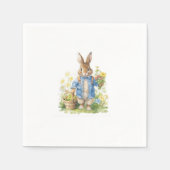 Waterverf Peter Rabbit Verjaardag Servet (Voorkant)