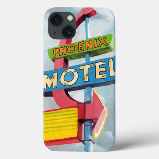 Waterverf Phoenix Motel Case-Mate iPhone Case (Achterkant)