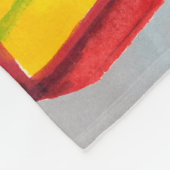 Waterverf Phoenix Motel Fleece Deken (Hoek)