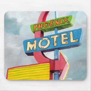 Waterverf Phoenix Motel Muismat