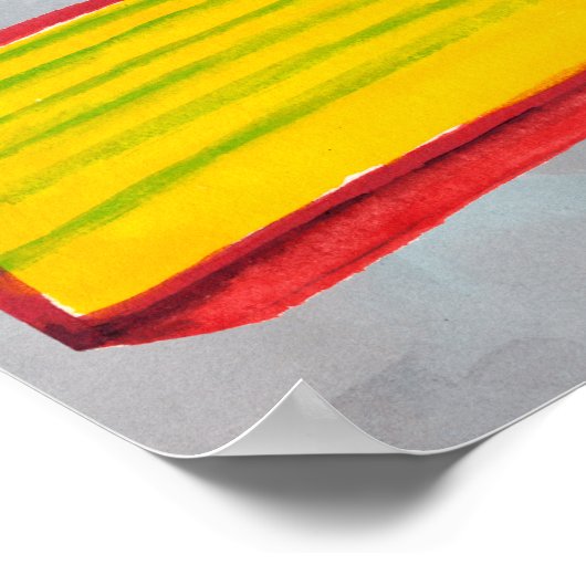 Waterverf Phoenix Motel Poster (Hoek)