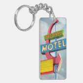 Waterverf Phoenix Motel Sleutelhanger (Voorkant Links)