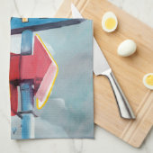 Waterverf Phoenix Motel Theedoek (Quarter Fold)