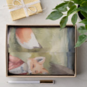 Waterverf Picknick met Woodland Friends decoupage Tissuepapier (Geschenk)