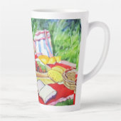 Waterverf picknickdatum latte mok (Rechts)