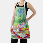 Waterverf picknickdatum schort (Insitu)