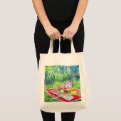Waterverf picknickdatum tote bag (Voorkant (product))