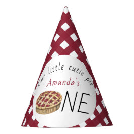 Waterverf Pie Kids Verjaardag Feesthoedjes