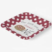 Waterverf Pie Kids Verjaardag Papieren Bordje (Gebogen)