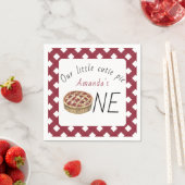 Waterverf Pie Kids Verjaardag Servet (Insitu)