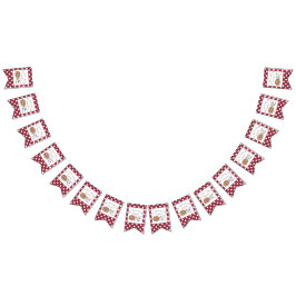 Waterverf Pie Kids Verjaardag Vlaggetjes