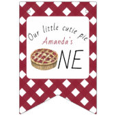 Waterverf Pie Kids Verjaardag Vlaggetjes (Eerste vlag)